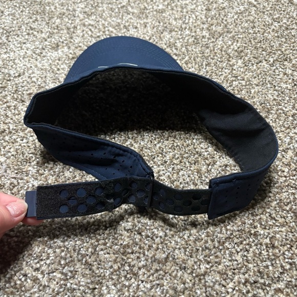 Nike Navy Visor with White Swoosh - Picture 6 of 6